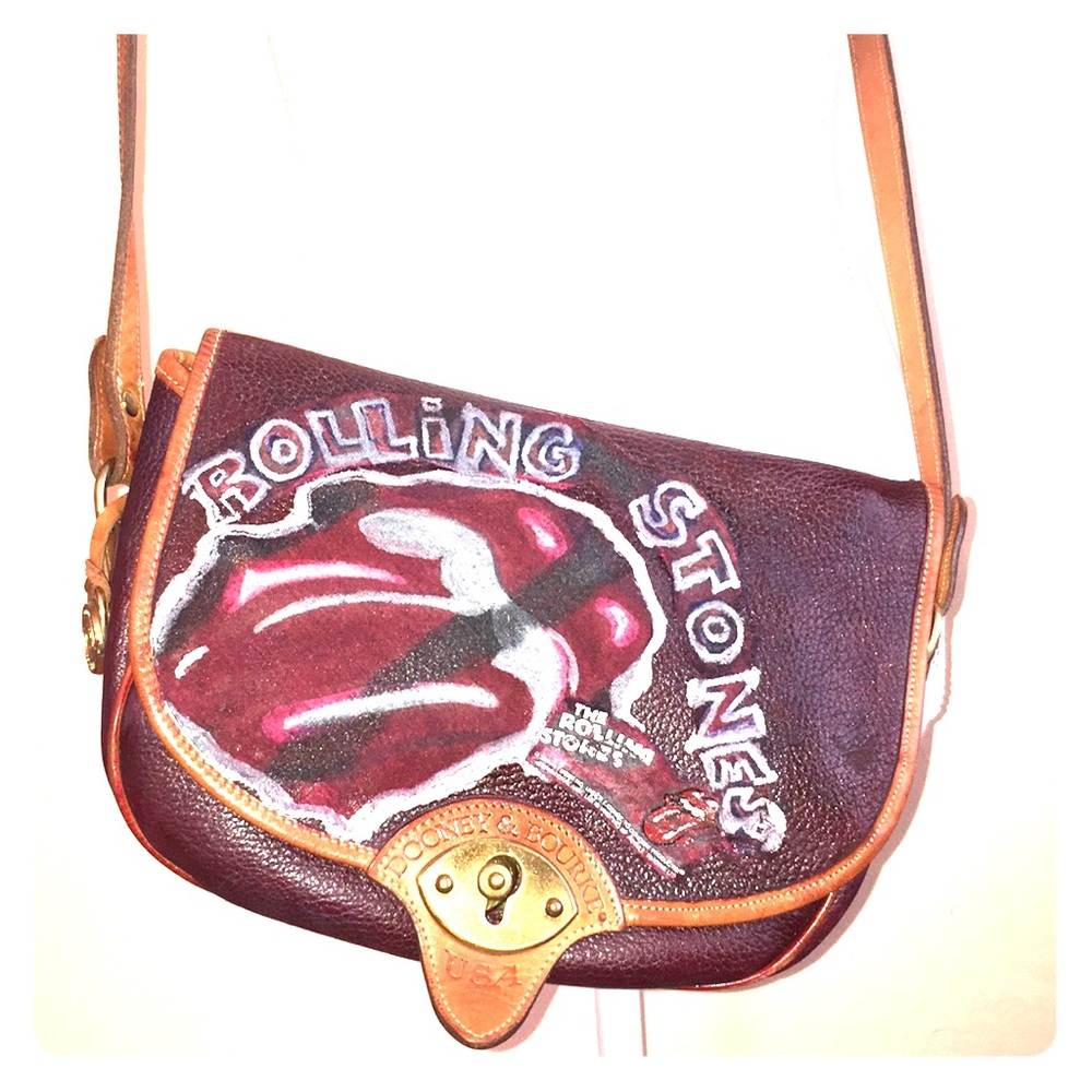 Customized Dooney & Bourke Rolling Stones handbag